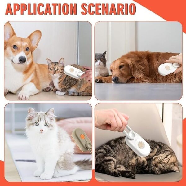 Steam Brush for Dog Cat - Image 4