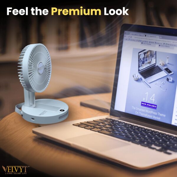 Portable Desk Fan Rechargeable - Image 3
