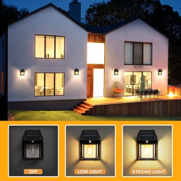 Solar LED Outdoor Light, Motion Sensor,Waterproof( Pack off 2pc ) - Image 6