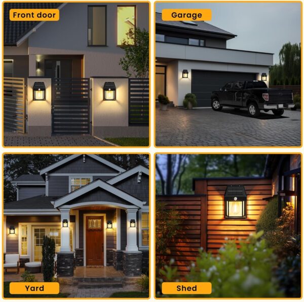 Solar LED Outdoor Light, Motion Sensor,Waterproof( Pack off 2pc ) - Image 5