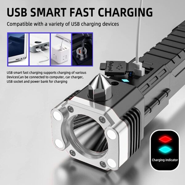 Torch LED Light Rechargeable - Image 2