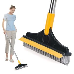 Bathroom Cleaning Brush with Wiper 2 in 1
