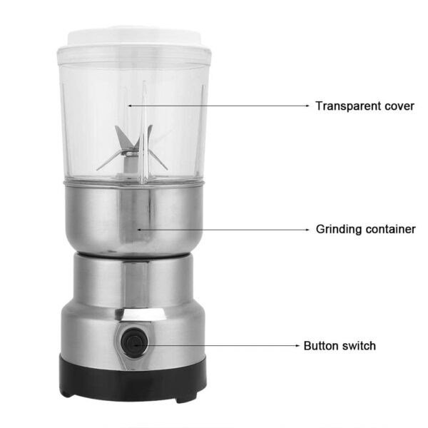 Adjustable Electric Coffee Grinder & Juicer, - Image 6